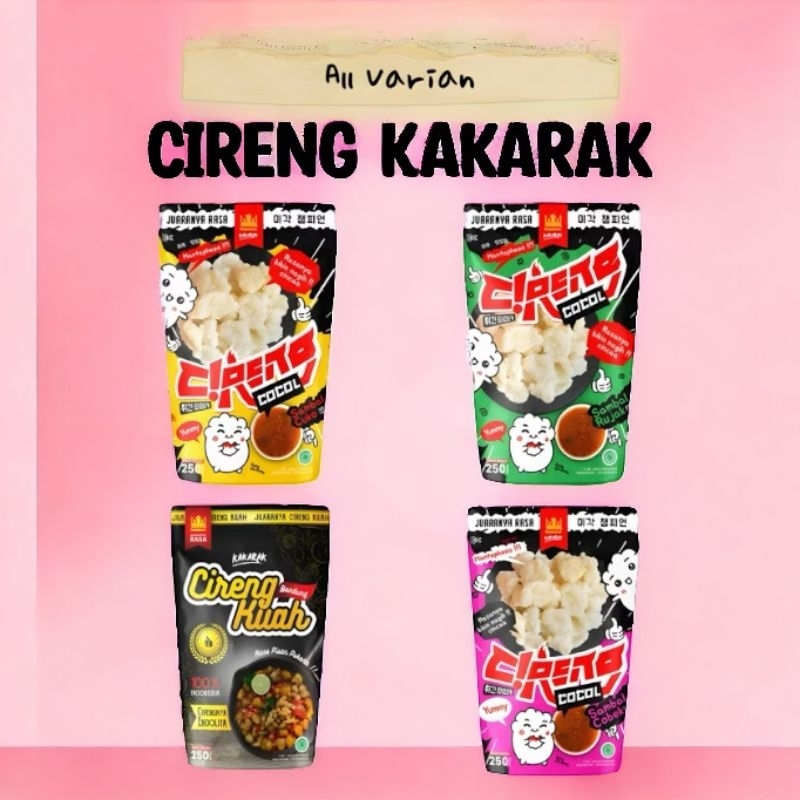 

CIRENG KAKARAK SERIES - ACI GORENG SAMBAL RUJAK CUKO COBEK DAN KUAH - 250 gr