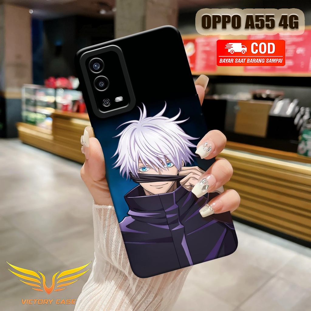 New Anime Case - Softcase Oppo A55 4G Terbaru - Case Hp Oppo A55 4G - Casing Oppo A55 4G - Case Lent