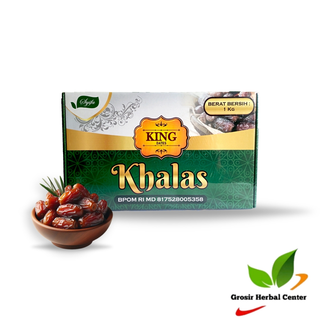 

Kurma Khalas 1 KG Syifa King Dates Original Buah Kurma