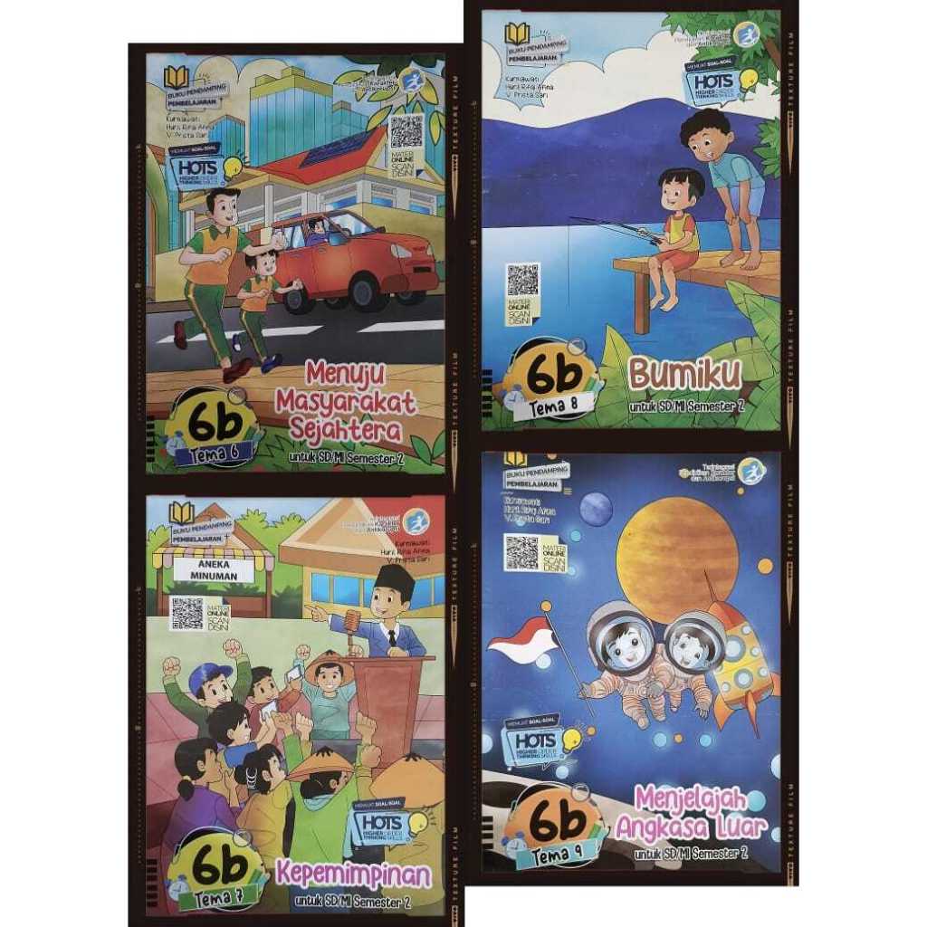LKS TEMA KELAS 6 KURIKULUM 2013 | LKS KELAS 6 TEMA 1 2 3 4 5 GRAHA PUSTAKA | LKS SEMESTER 2 BUKU PEN