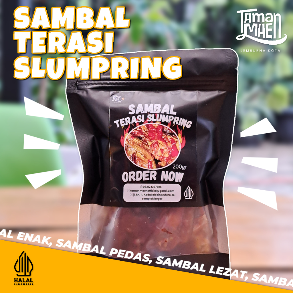 

Sambal Varian terasi slumpring By Taman Maen - 200g