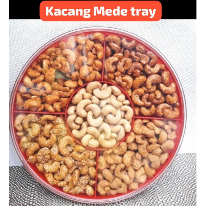 

Kacang Mede Tray 5 Varian Rasa - MEDE TRAY