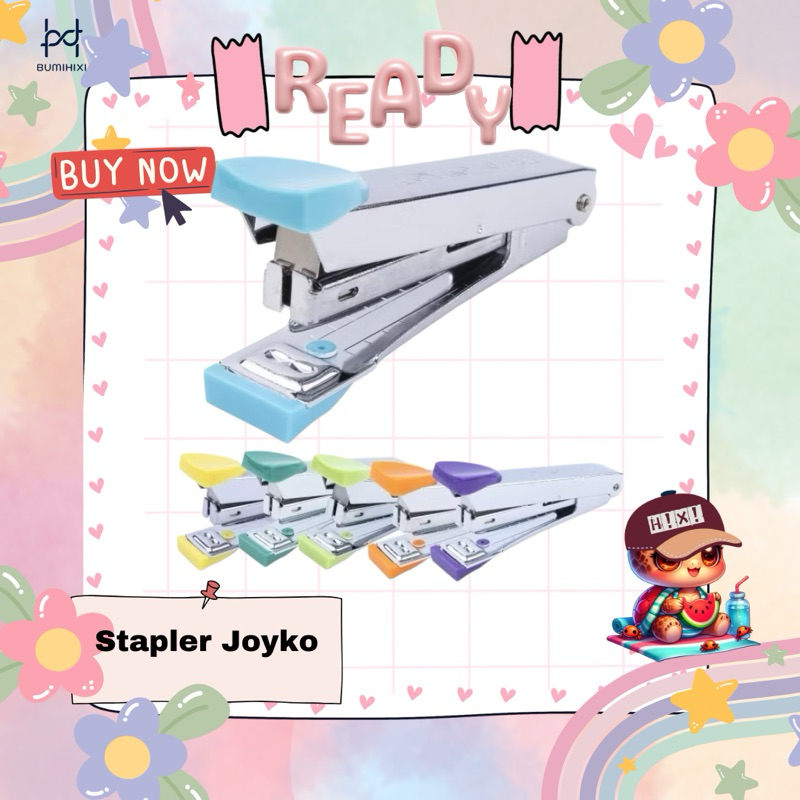 

Ready Stock Stapler Staples Warna Warni Random Merk Joyko Alat Tulis Kantor