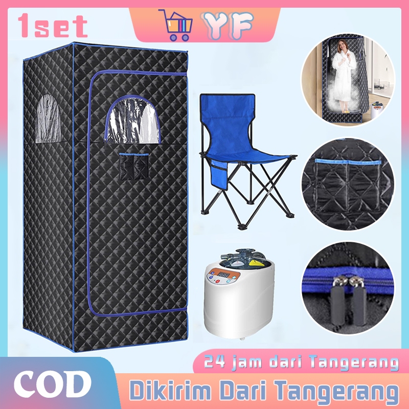 Kotak Sauna Portable / Alat Sauna Di Rumah / Alat Sauna Pembakar Lemak