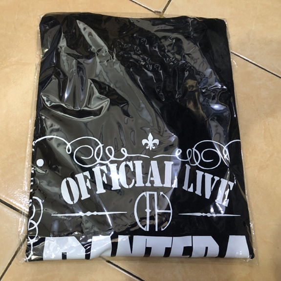 READY STOCK | LANGSUNG ORDER AJA | Kaos Pantera Official Live Tshirt Hitam Casual 100% Cotton Black 