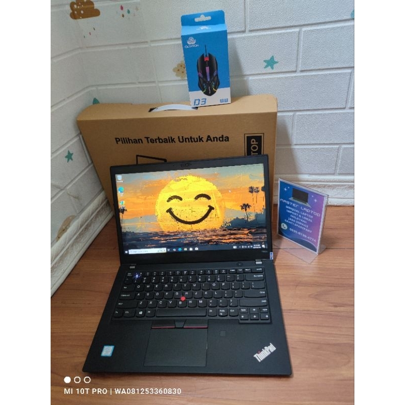 Lenovo Thinkpad T480s core i7 Ram 12