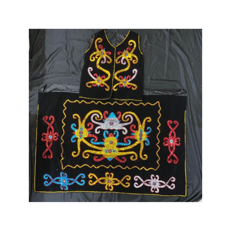 BAJU ADAT ANAK DAYAK USIA 6-7th - BAJU ADAT DAYAK ANAK PEREMPUAN