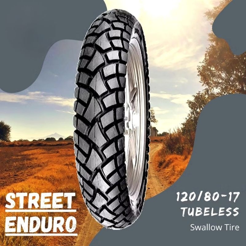 BAN SWALLOW SB - 117 STREET ENDURO 120/80 - 17 TUBLESS