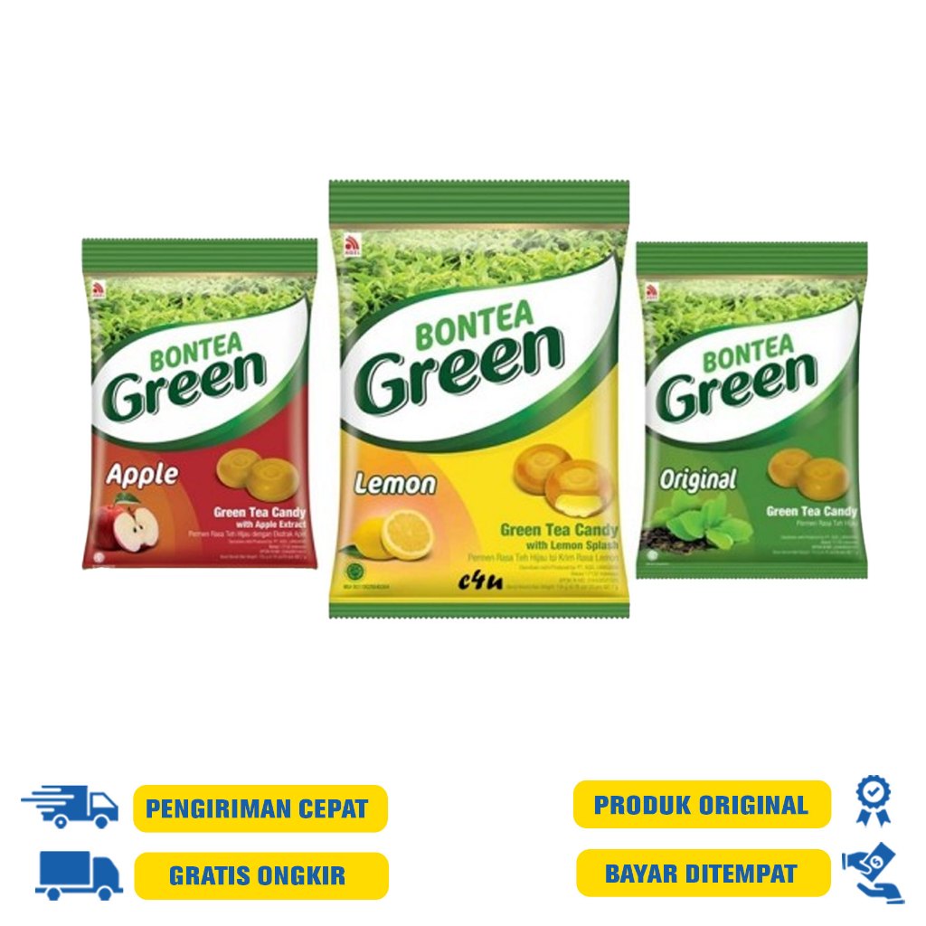 

Bontea Green / Green Tea Candy 135gr - Lemon | Apple | Original