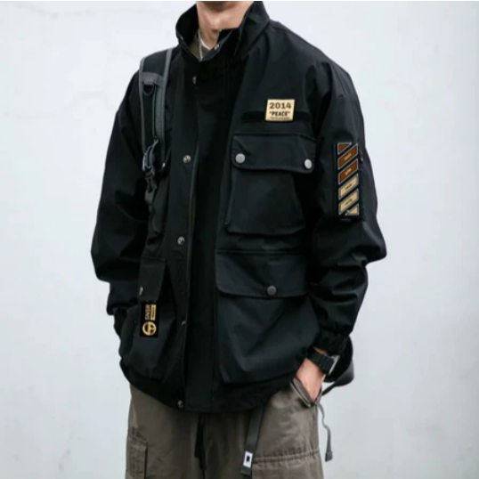 SNSR - Jaket Parka Civir War - Jaket Parka Taslan Waterproof - Jaket Parasut Pria - Jaket Parka SNSR