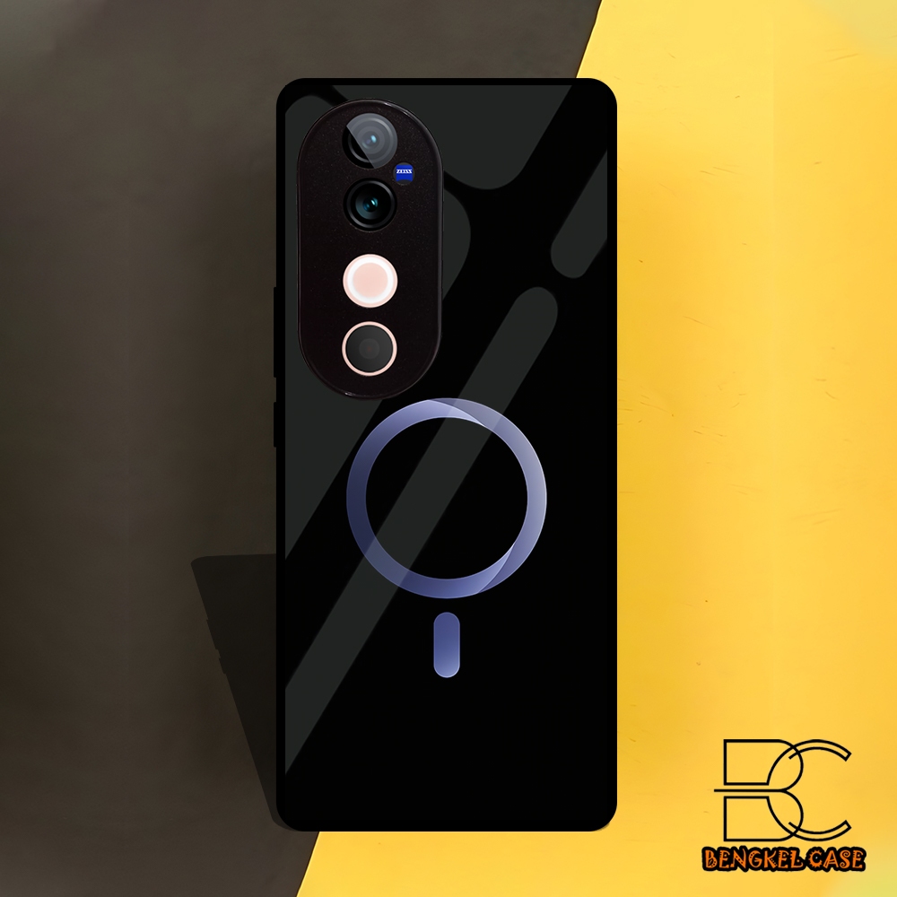 (BS35) Case Kilau Vivo V40 Casing Hp Vivo Pelindung Smartphone Motif MAGSAFE