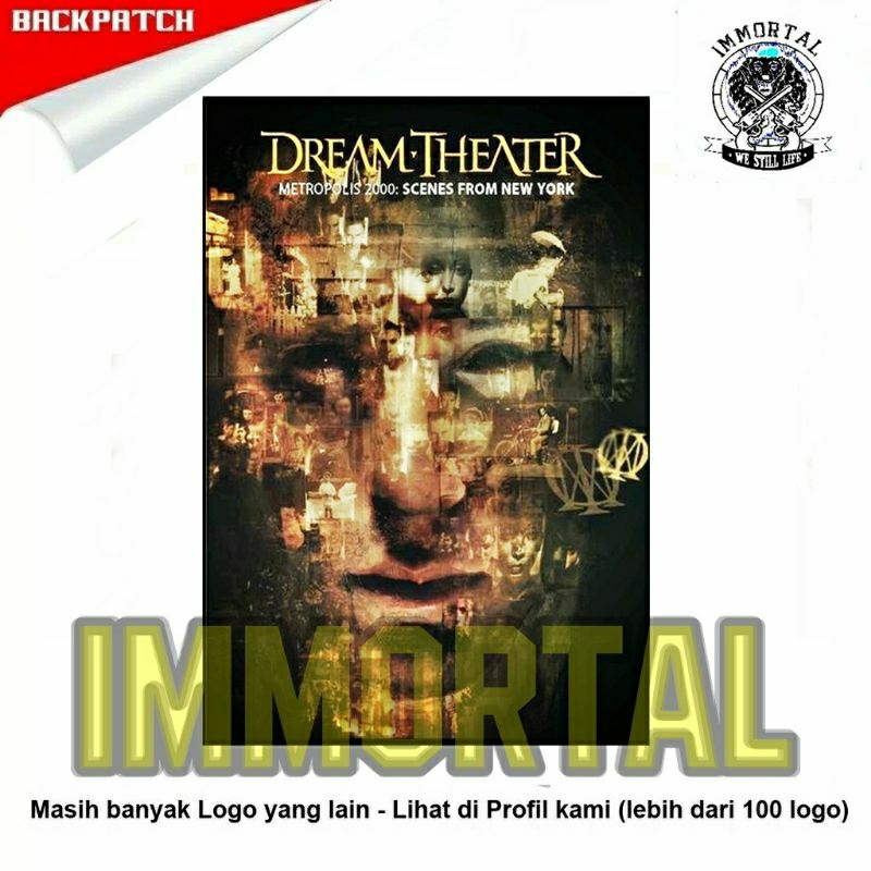 Backpatch emblem punggung jumbo dream theater