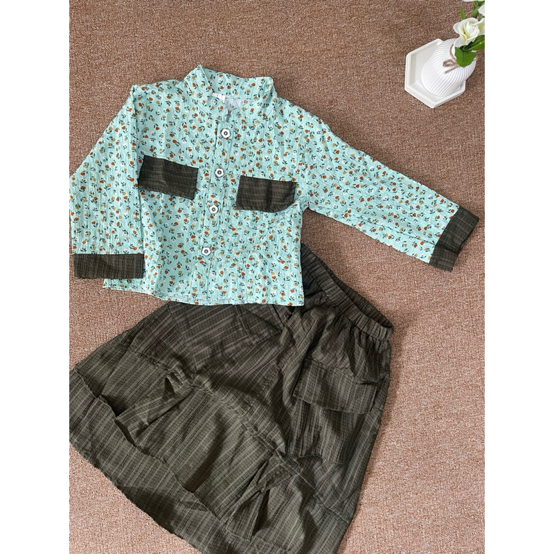 ONE SET ROK CRINKLE ANAK