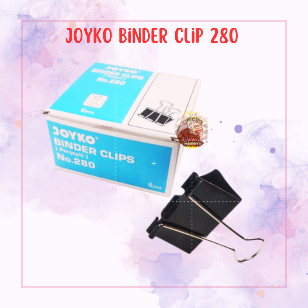 

[PAK] BINDER CLIP BESAR JOYKO 280 ISI 6 PCS