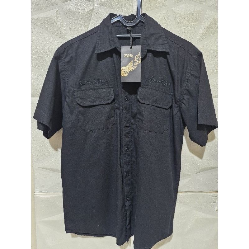 Von Dutch Workshirt 1310 Black on Black Size L Original