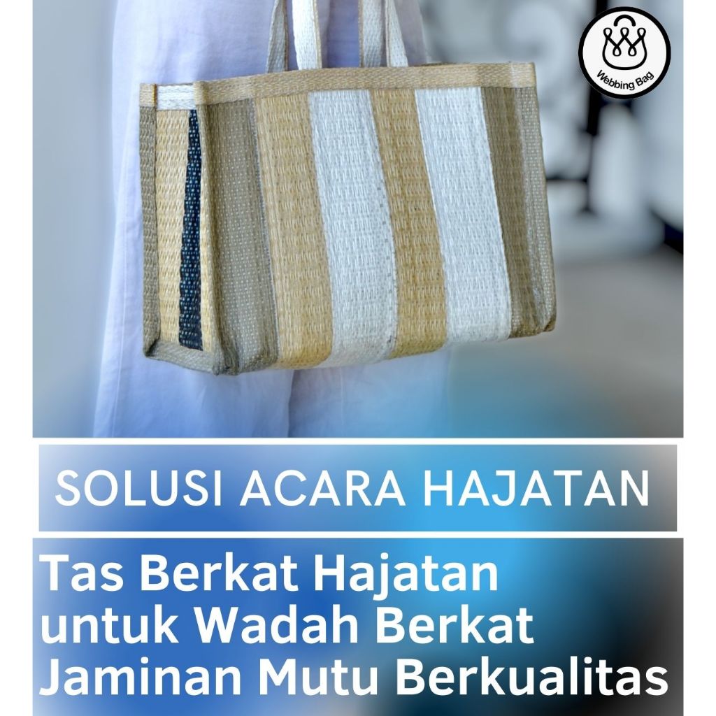 SERBAGUNA.. Tas Hajatan Malang untuk Wadah Tempat Berkat Nasi Kotak 20x20