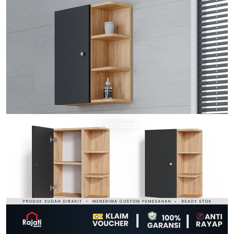 Rak Gantung Rak Ambalan Dinding Ambalan Dinding Dapur Rak Dinding Kamar Rak Dinding Kayu | RJLS3