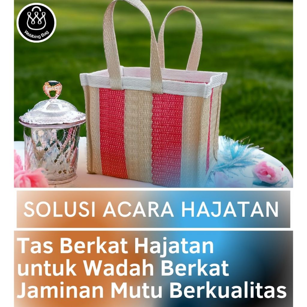 PREMIUM... Tas Hajatan Malang untuk Wadah Tempat Berkat Nasi Kotak 20x20