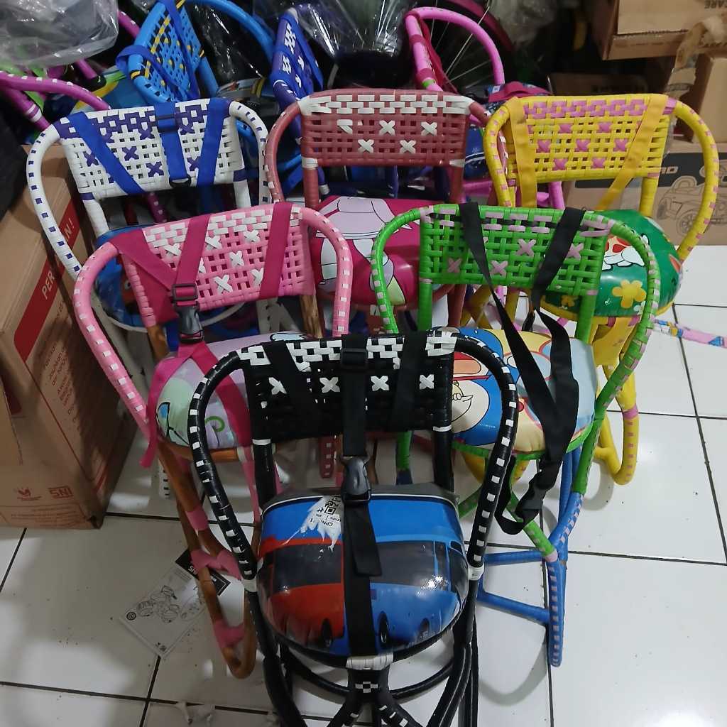 BONCENGAN ANAK  JOK ROTAN ANAK BONCENGAN MOTOR ANAK BONCENGAN ROTAN ANAK