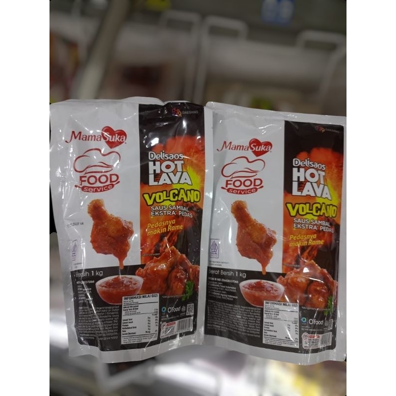 

Mamasuka HotLava Volcano Delisaos | Saus sambal eksta pedas 1kg