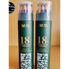 

M&G Pensil Warna 18 Warna Kemasan Tabung Hijau AWP34362