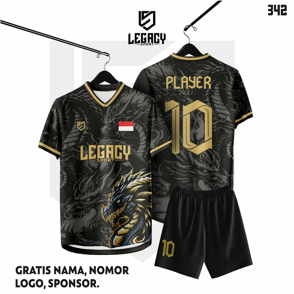 JERSEY FUTSAL SEPAKBOLA FULL PRINTING GRATIS DESAIN CUSTOM NAMA NOMOR PUNGGUNG 342