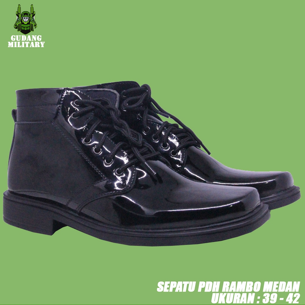 Sepatu PDH Rambo Medan | Sepatu PDH Pria