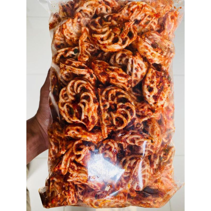 

seblak kerupuk paket hemat 250gram cemilan pedas gurih seblak kerupuk balado