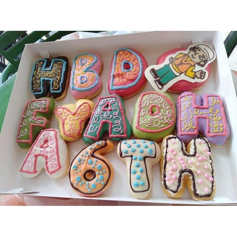 Donat HURUF donat madu cihanjuang
