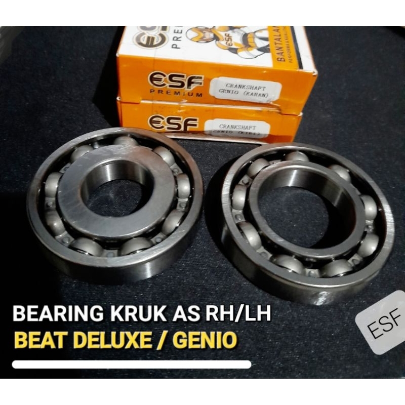Laher Bearing Kruk As Honda Beat FI Deluxe Genio Kiri Kanan RH/LH Esf