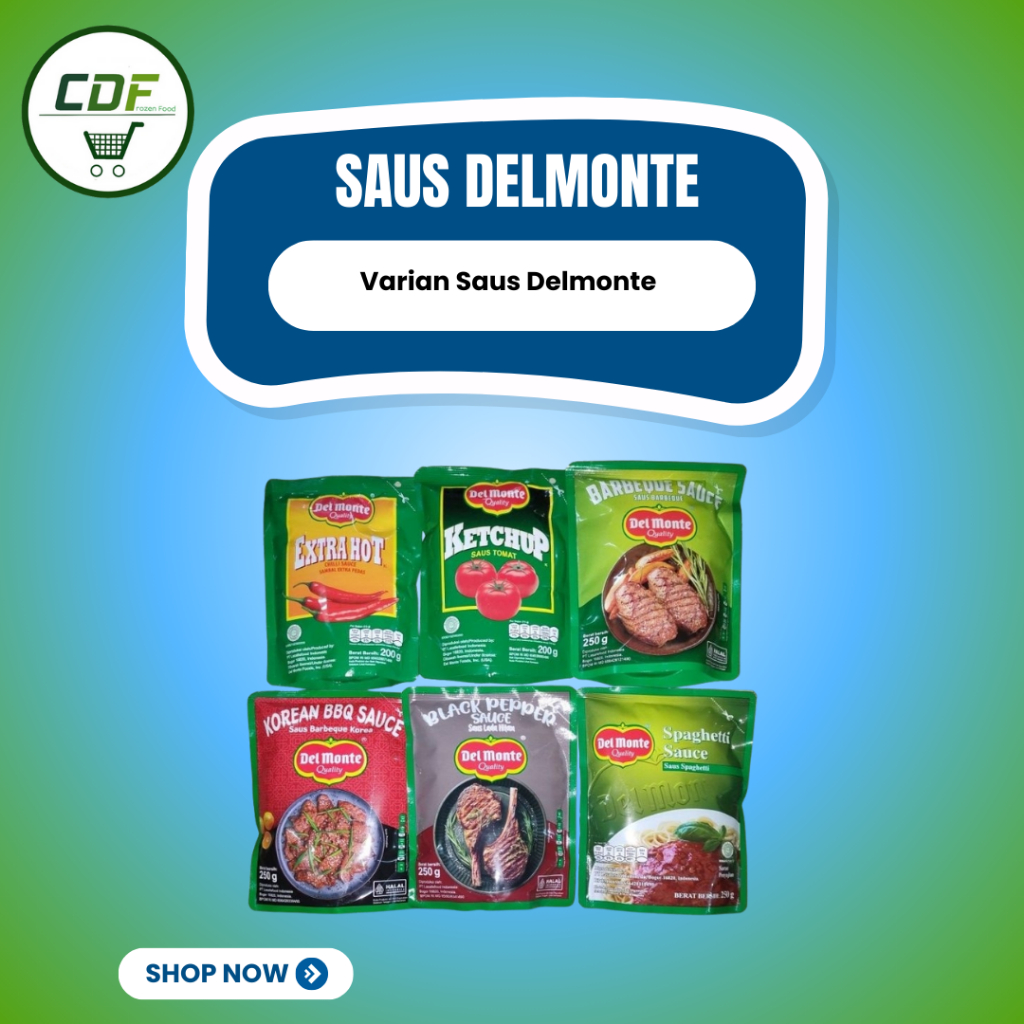 

DELMONTE Varian saos, Carbonara / Saos Tomat Pouch & Terlengkap