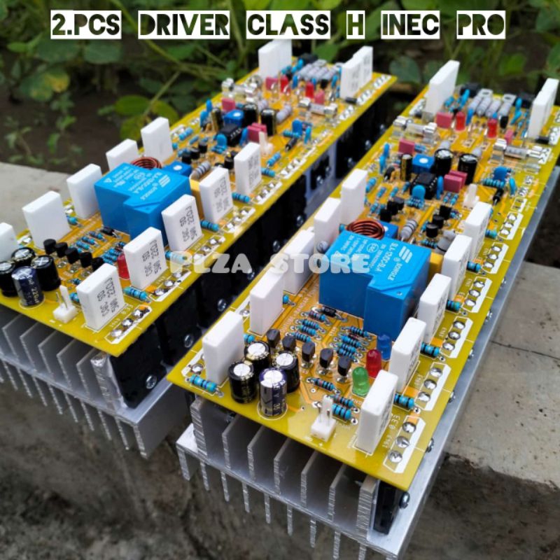 2.pcs Driver power INEC PRO class H fullset tenaga badak 1400w komponen full original tinggal colok 