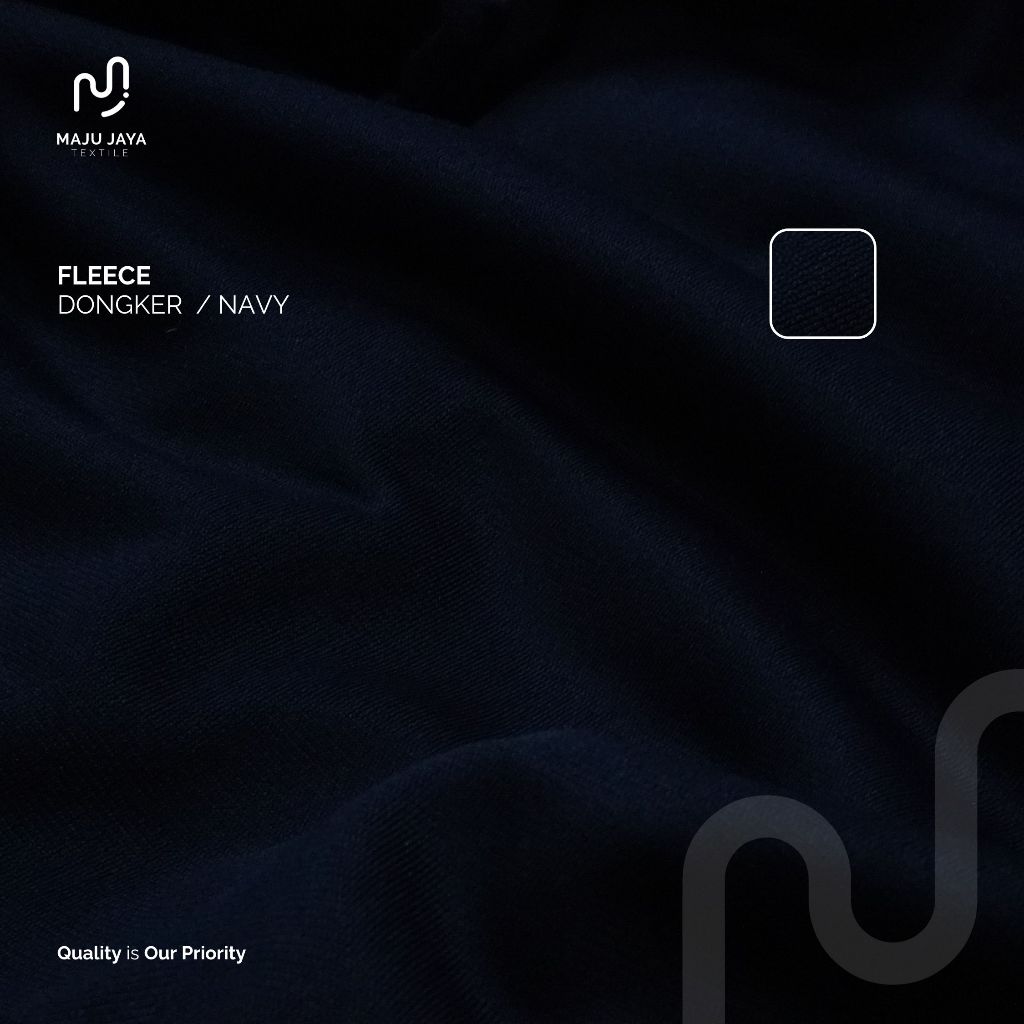 MAJU JAYA TEXTILE - Kain Fleece PE / Bahan Jaket Fleece Polyester - Warna Tua
