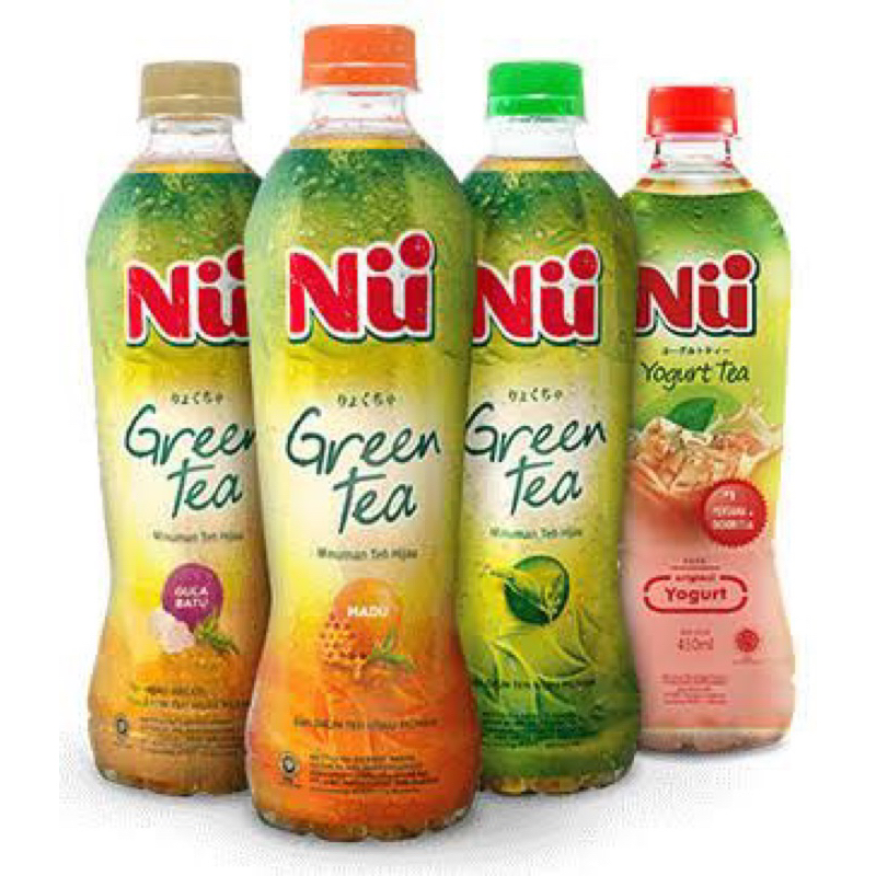 

nu greentea 450ml - NU greentea botol - nu greentea madu