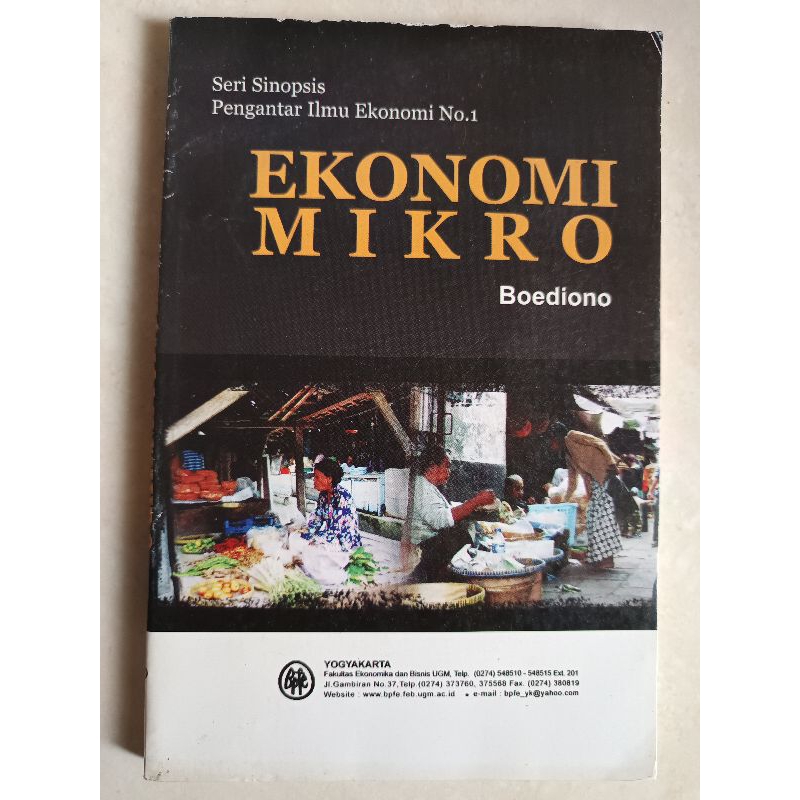 Buku Pengantar Ilmu Ekonomi No 1 EKONOMI MIKRO BOEDIONO
