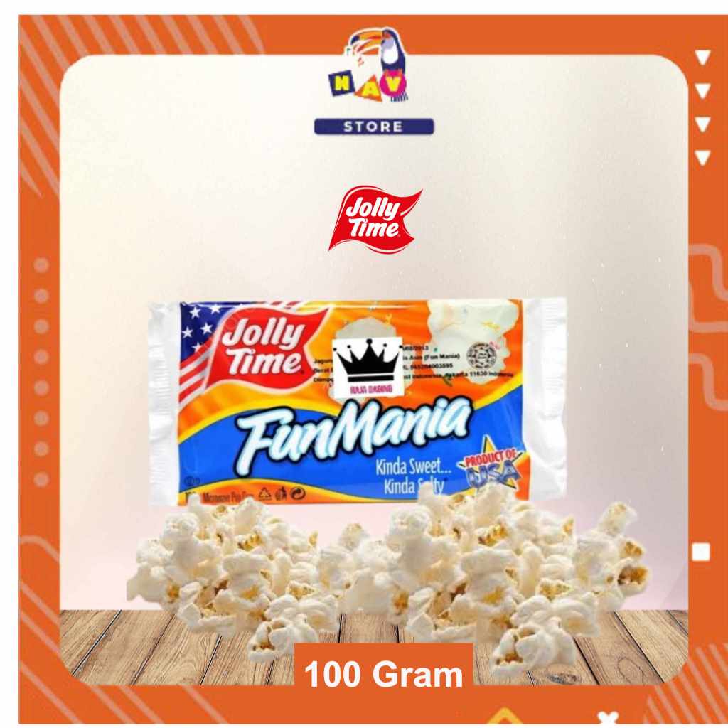 

Pop Corn Jolly Time Fun Mania 100gr