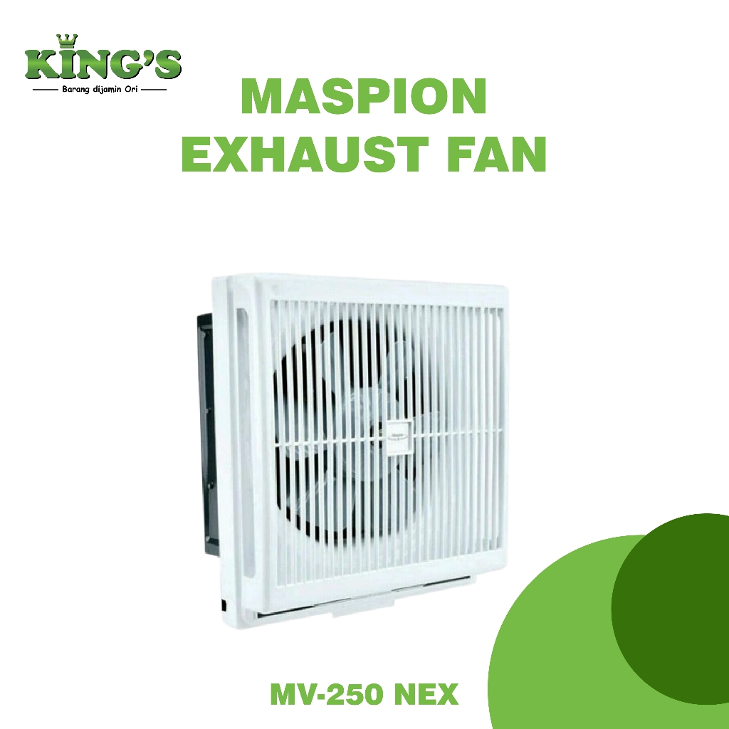 KIPAS ANGIN VENTILASI Maspion MV-200NEX 8INCH/ MV-250NEX 10''/ MV-300NEX 12''/- Exhaust Fan 8 inch 2