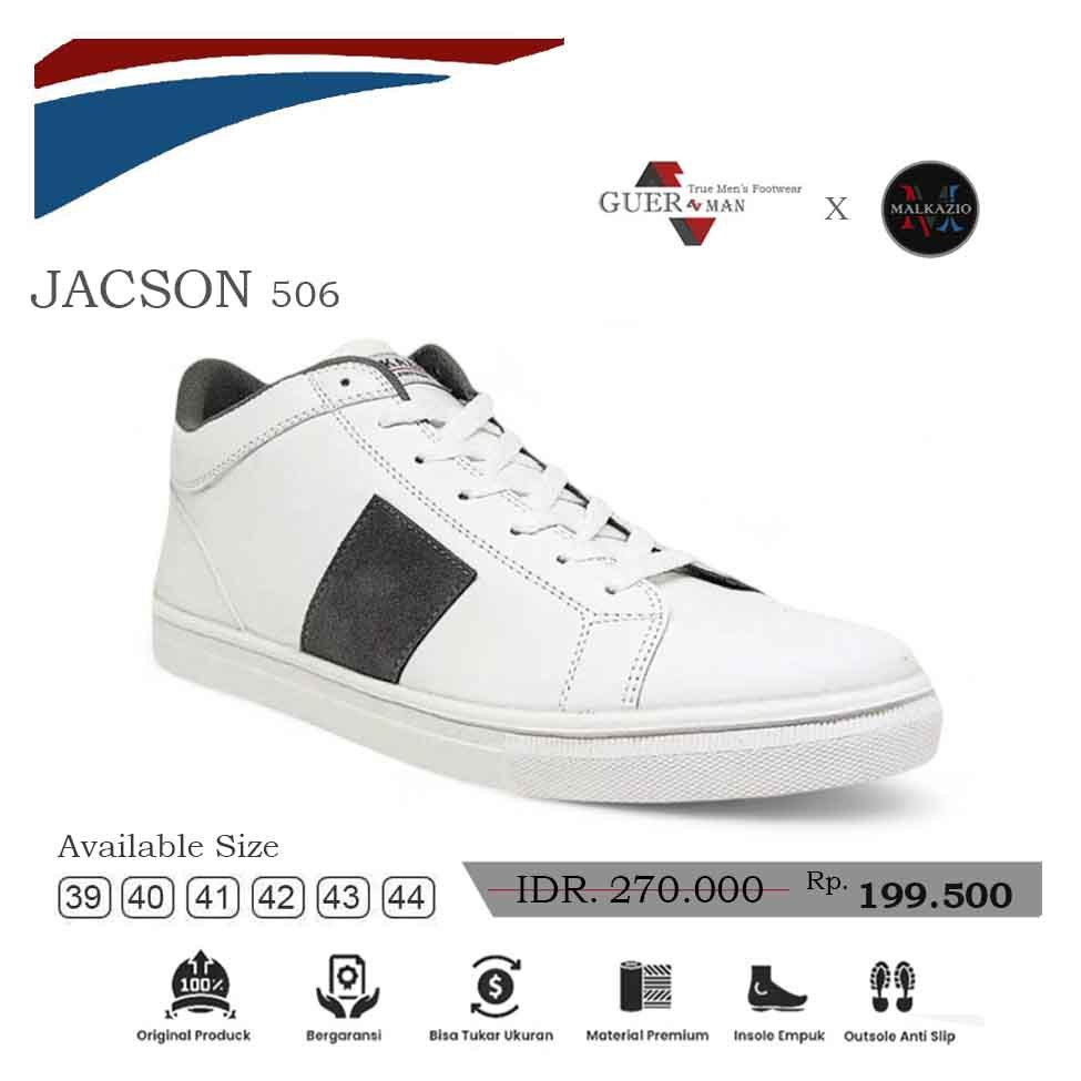 Sepatu Sneakers Pria Jackson 506 White