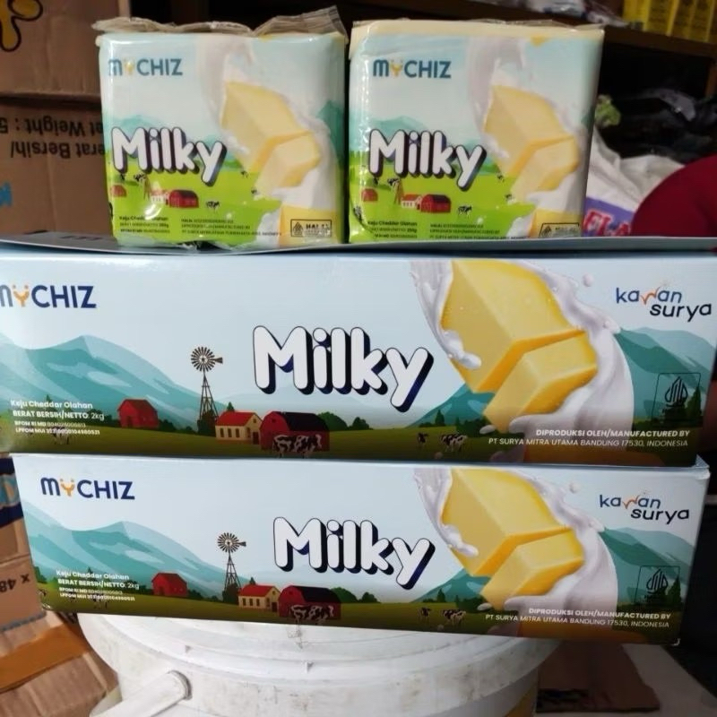 

Keju mychiz 250gram cocok untuk parutan piscok dan lain lain