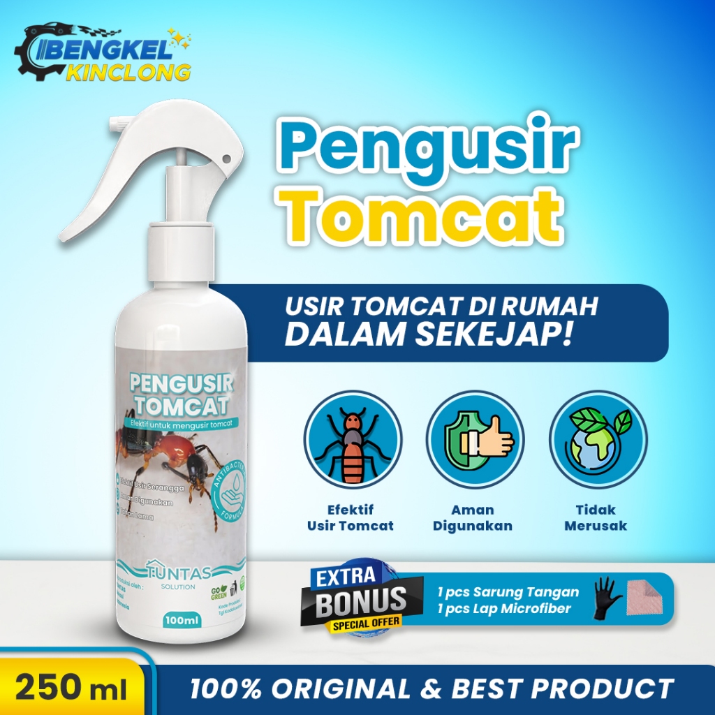 TUNTAS Pembasmi Tomcat Anti Hama Pengusir Serangga Tomcat Paling Ampuh 250ml