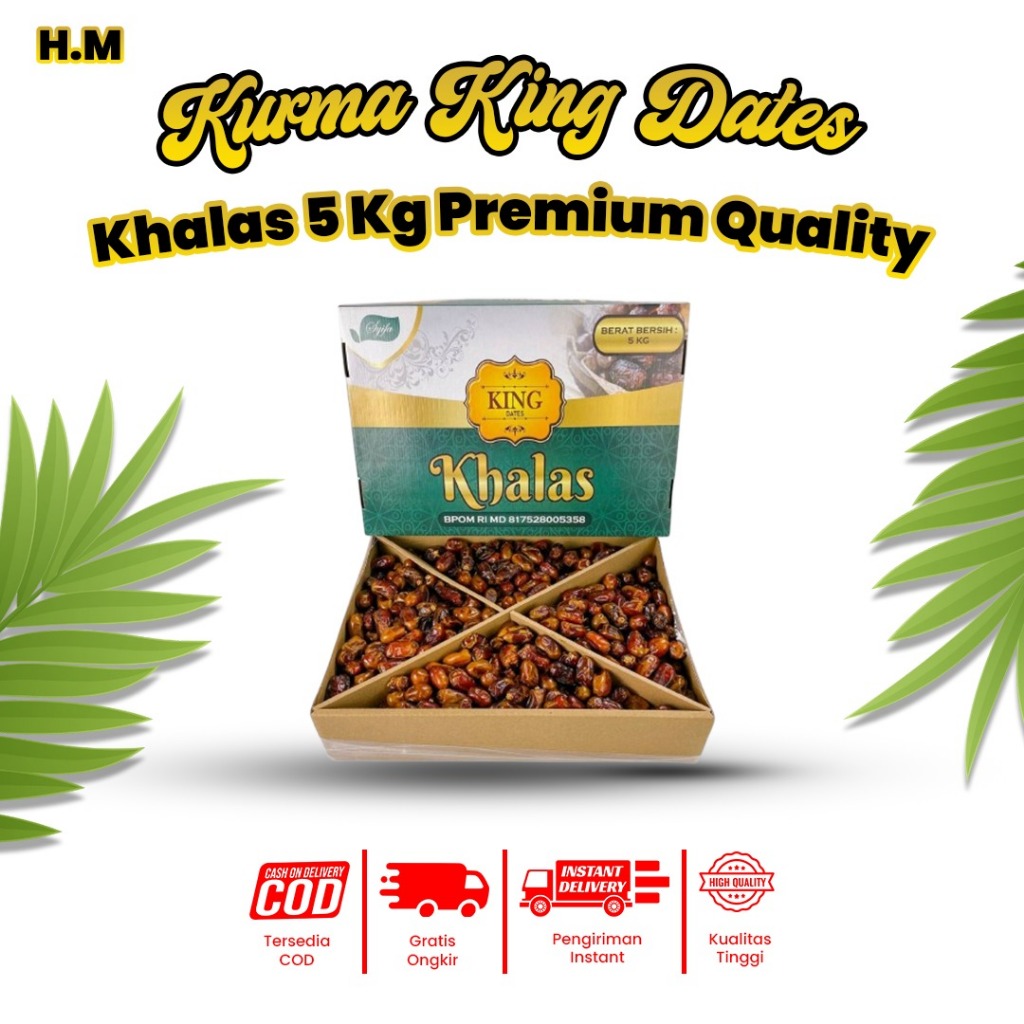 

Kurma Khalas King Dates ukuran 5 kg l fresh & terjangkau