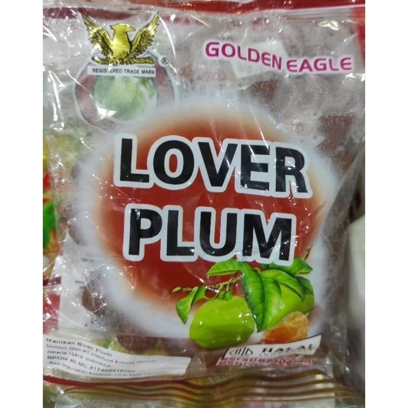 

Golden Eagle manisan buah plum madu manisan cemilan qing ren imlek import 300gr