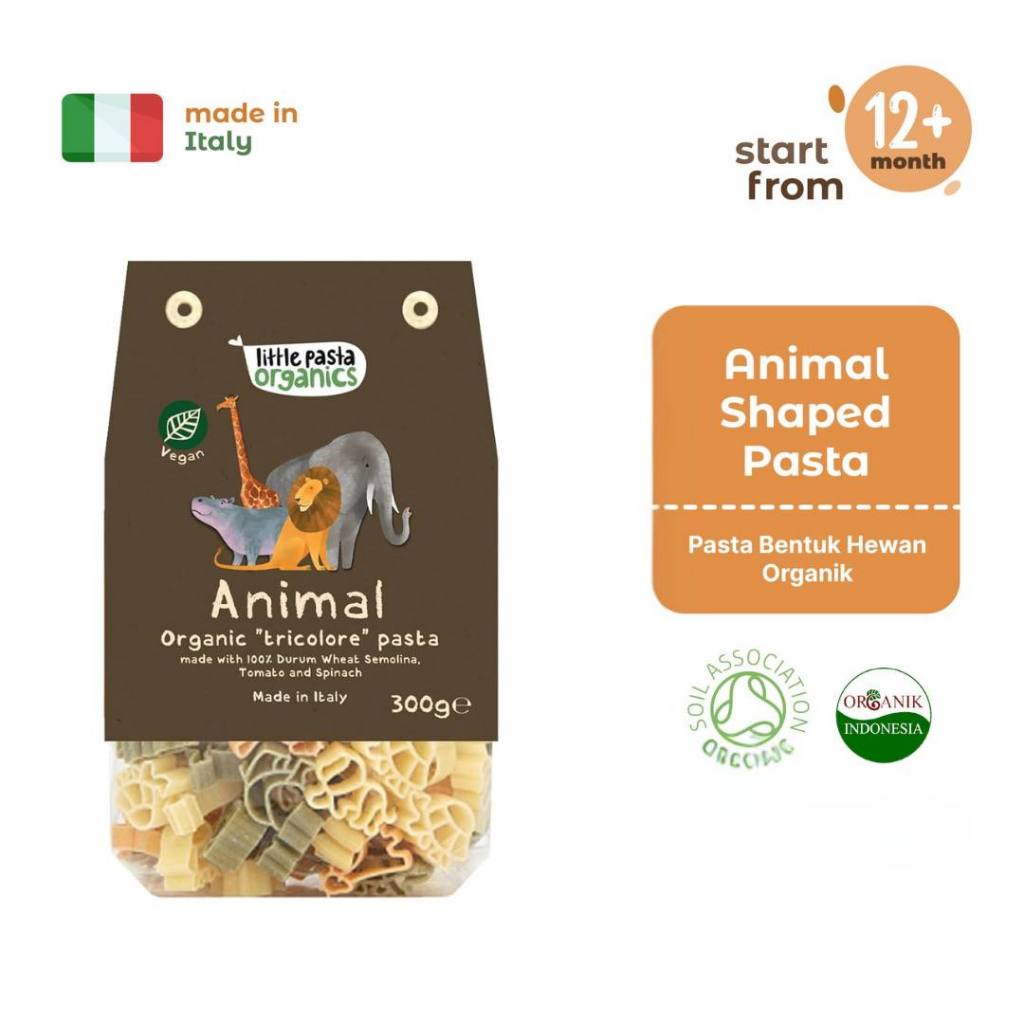 

Little Pasta Organics Animal Shaped Pasta 300gr