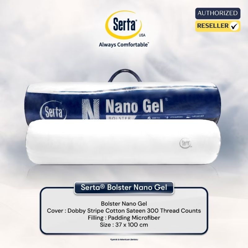 Guling Serta Nano Gel - Serta Nano Gel Bolster