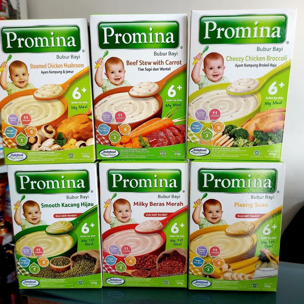 PROMINA BUBUR BAYI 6+ DAN 8+ BULAN - MAKANAN PENDAMPING ASI