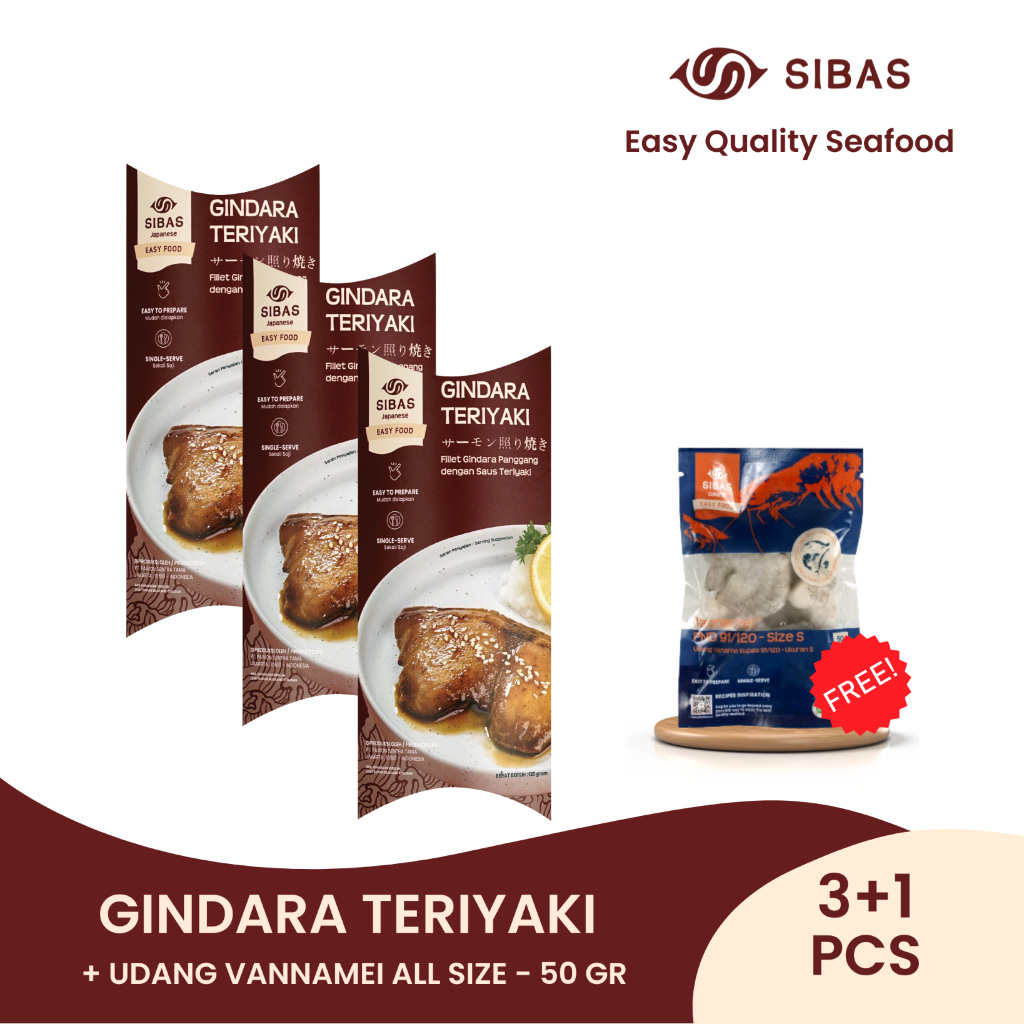 

Beli 3 GINDARA TERIYAKI Gratis Udang Vannamei All Size - 50gr