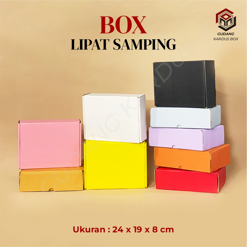 

Box DC LS (24 x 19 x 8 cm) LS/Karton/Polos/Kardus/Hampers/Baju/Hijab/Hoodie/box/kemasan/kotak