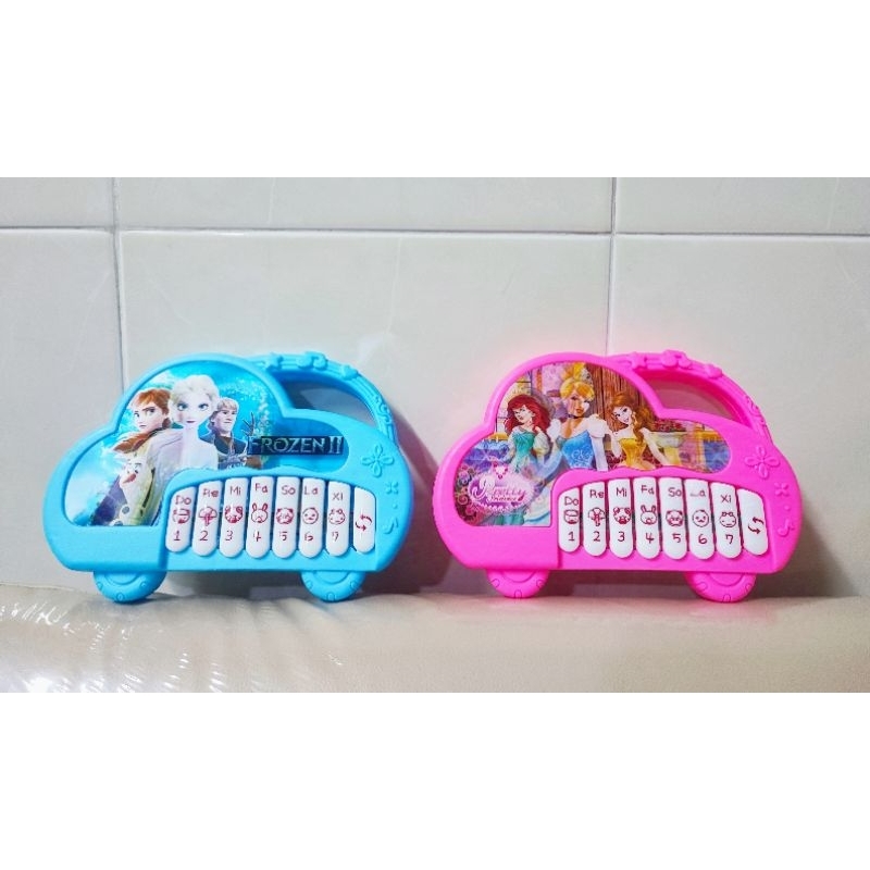 Mainan Edukasi Piano Anak Motif Princess Frozen Spiderman 2D