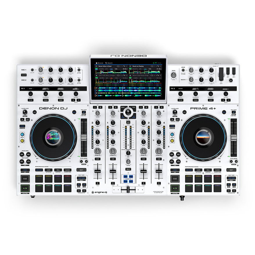 Denon DJ Prime 4+ WHITE | Prime 4+ WHITE | PRIME 4+ | Denon PRIME 4+ WHITE + LIMITED EDITION | ALAT 