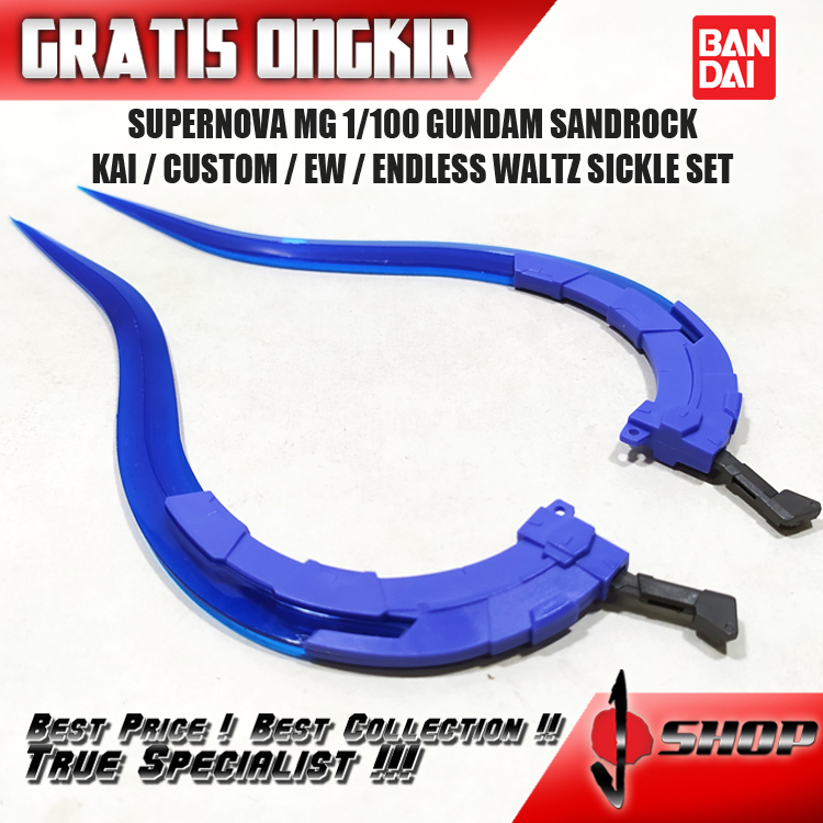 SUPERNOVA MG 1/100 GUNDAM SANDROCK KAI / CUSTOM EW / ENDLESS WALTZ SICKLE SET BTLG18